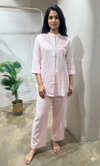 Blush Pink Embroidered Co-ord Set