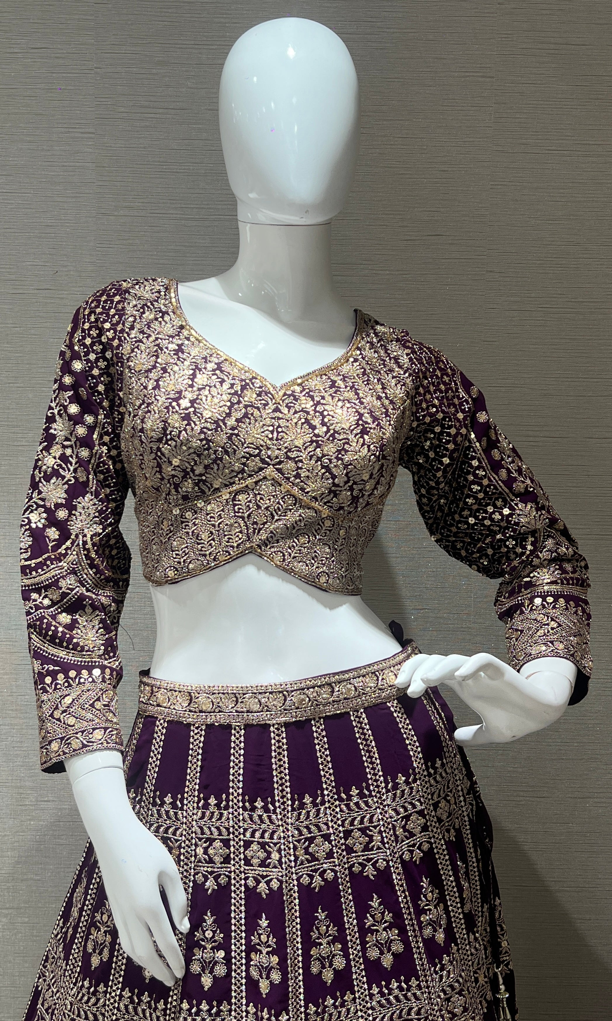 Purple Lehenga