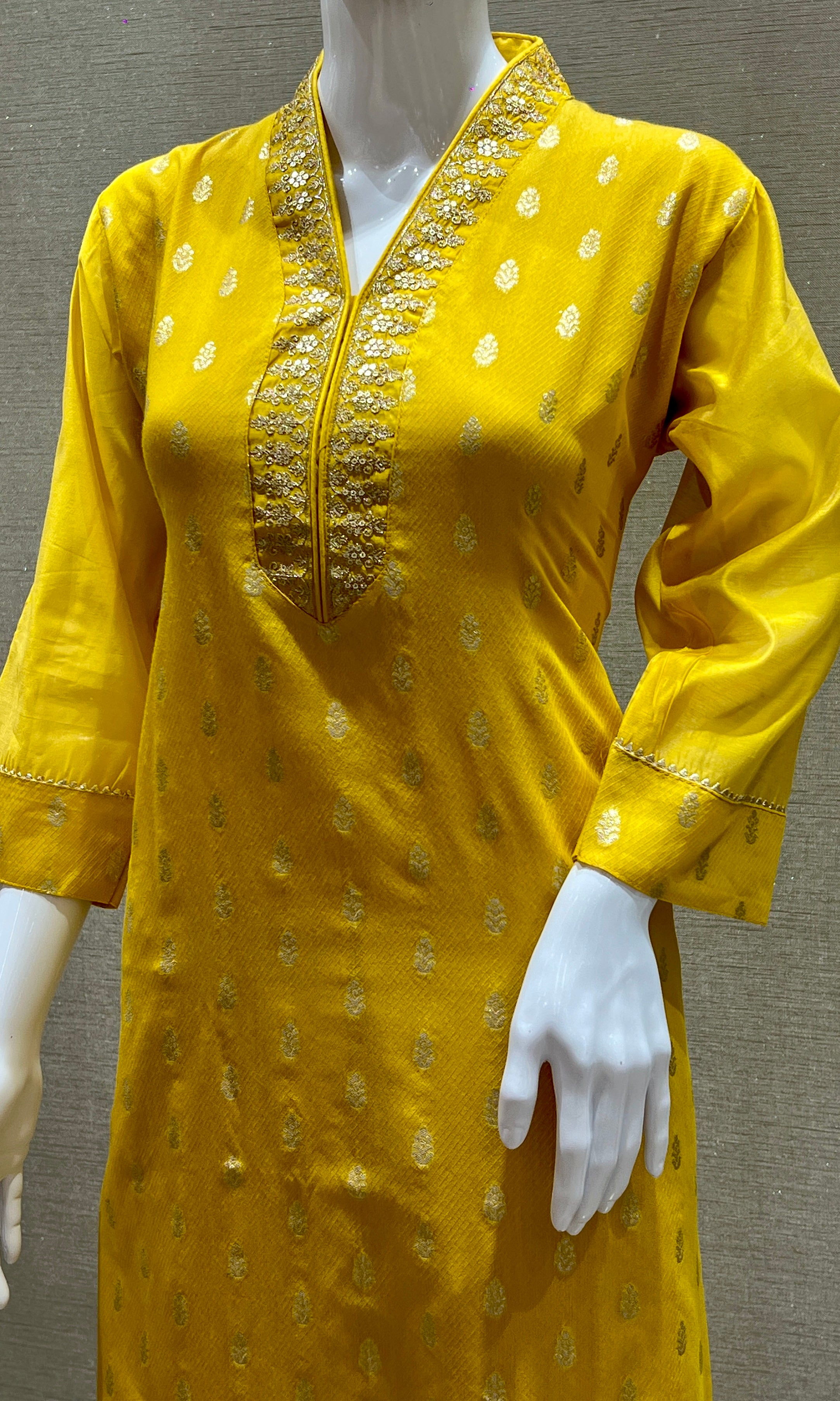 Yellow kurta set
